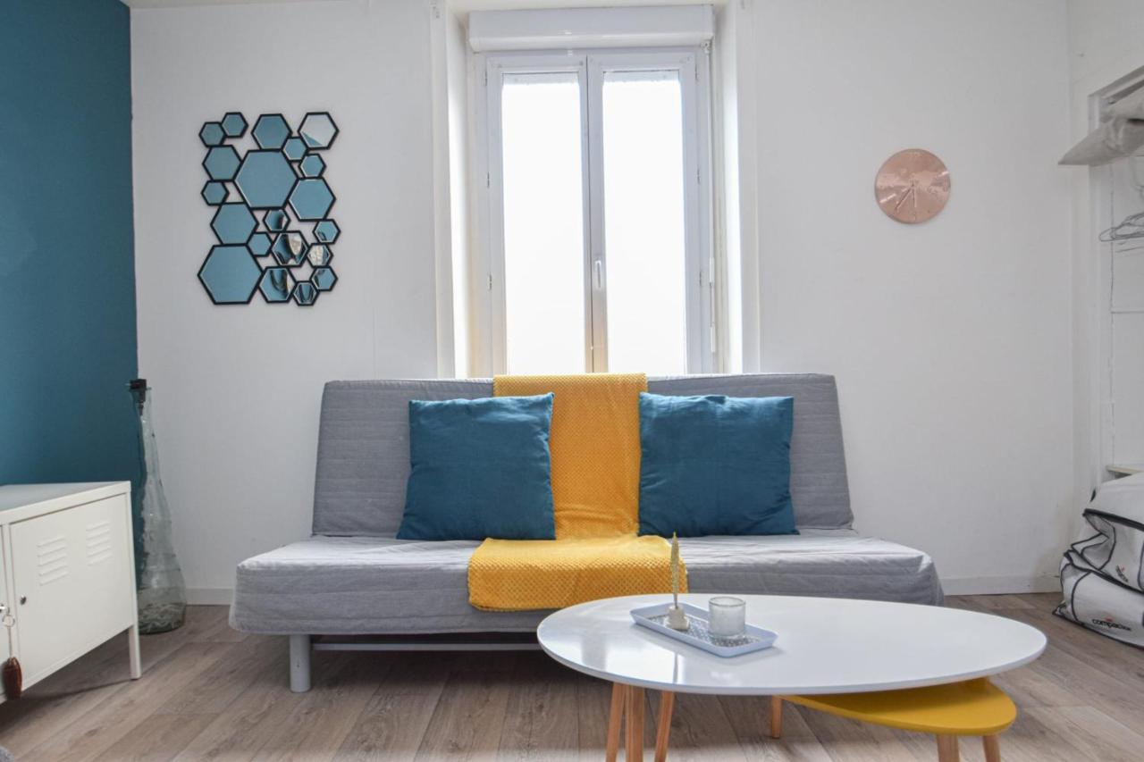 Grand Studio Au Coeur De Dinard A 1Min Du Marche Et 6Min Plage De L'Ecluse Apartment Luaran gambar